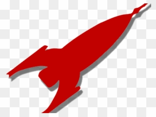Red Rocket Ship Clipart