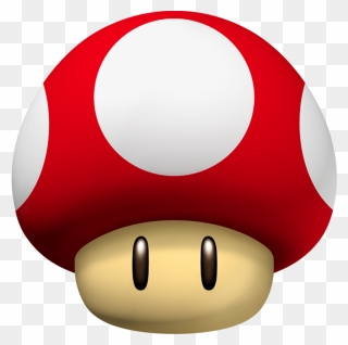Super Mario Mushroom Clipart - Mario Kart Wii Mushroom - Png Download