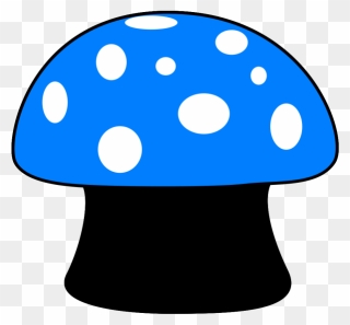 Blue Mushroom Png Icons - Cartoon Mushroom House Clipart