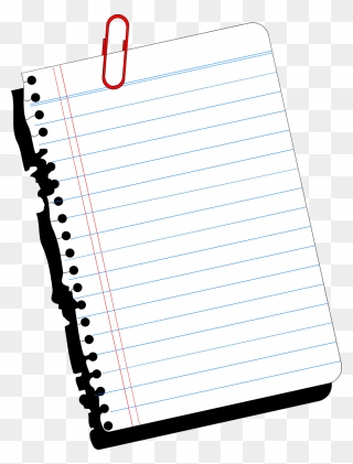 Paper Student Notebook Homework Teacher - Transparent Background Notebook Png Clipart
