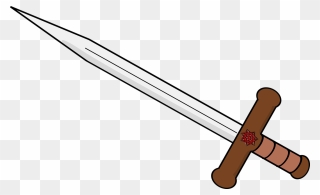 Clip Art Of A Sword - Png Download