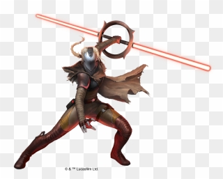There Is Something About The Double-bladed Lightsaber - Star Wars Sith Double Lightsaber Clipart
