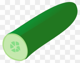 Angle,cylinder,green - Cucumber Salad Clipart - Png Download
