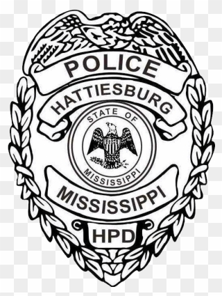 Police Department - Hattiesburg Police Department Badge Clipart
