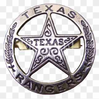 Texas Game Warden Badge Black And White Clipart Png - Walker Texas Ranger Star Transparent Png