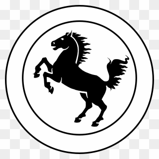 Gat Colts Badge Clip Art - Horse For Coat Of Arms - Png Download