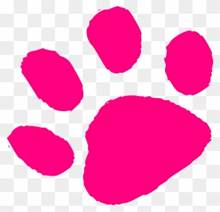 Pink Paw Print Png Clipart