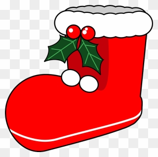 Christmas Boot Clipart - Domino's - Png Download