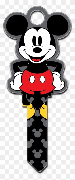 Keys Clipart Mickey - Front Of Mickey Mouse - Png Download