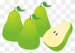 European Pear Fruits Clipart - Png Download