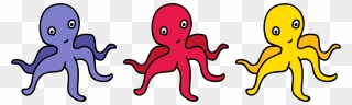 Octopus Clipart Student - Octopuses Clipart - Png Download