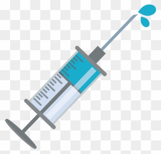 Syringe Injection Cartoon - Cartoon Needle Png Clipart