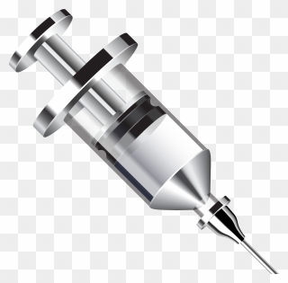 Syringe Hypodermic Needle Clip Art - Metal Syringe Png Transparent Png