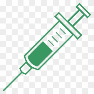 Syringe Injection Clip Art - Syringe Clipart - Png Download