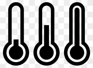 Temperature Sensor Clipart Clip Freeuse Clipart Thermometer - Noun Project Temperature - Png Download