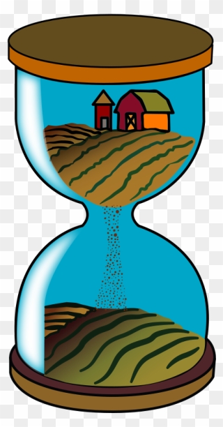 Harvest Time - Dibujo Animado Relojes De Arena Clipart