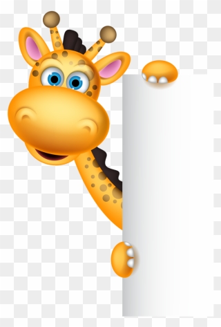 Giraffe Jirafas Giraffe, Clip Art And Craft - Giraffe Cartoon - Png Download