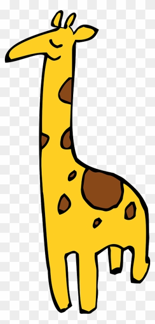 Cute Giraffe Clipart - Png Download