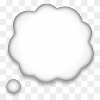 Clouds Clipart Thought Bubble, Clouds Thought Bubble - Thinking Bubble Emoji Png Transparent Png