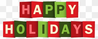 Happy Holidays Banner Png - Happy Holidays Text Png Clipart
