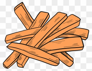 Carrot Strips Clipart - Png Download