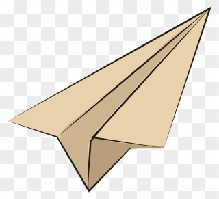 Paper Plane Clipart - Paper - Png Download