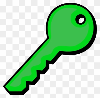 Green Key Clipart - Png Download