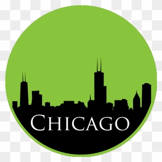 Text Chicago Skyline Chicago Skyline Decal - Red Chicago Skyline Silhouette Png Clipart