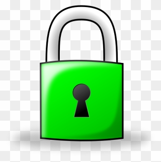 Locker Clipart Green - Lock Clipart - Png Download