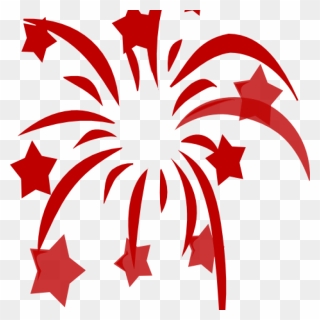 Svg Black And White Firework Clipart No Background - Chinese New Year Fireworks Clipart - Png Download