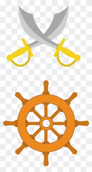 Pirates Clipart Wheel - Ship Wheel Clipart Png Transparent Png