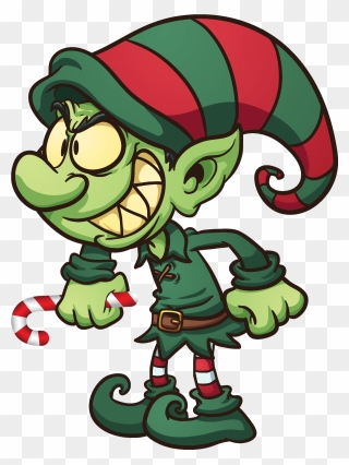 Evil Christmas Elf Clipart