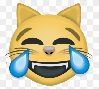 Laughing Emoji Png Clipart - Cat Face With Tears Of Emoji Transparent Png