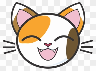 Cat Emoji Clipart Clip Art Transparent Download Calico - Cat Face Clipart Png