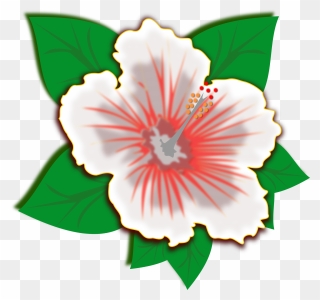 Cartoon Hawaiian Flowers Clipart