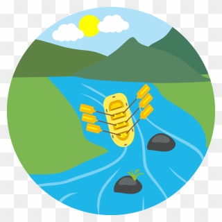 Pacuare River Row Free Clip Art - Clip Art - Png Download