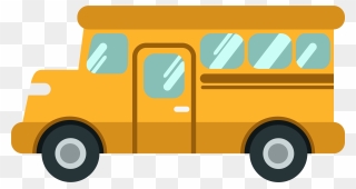 Cartoon Bus Png - Animated School Bus Png Clipart