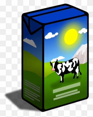 Grass,yellow,ball - Box Milk Clipart - Png Download