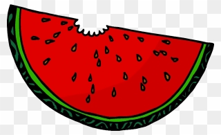 Watermelon Clipart June - Cartoon Picture Of Watermelon - Png Download