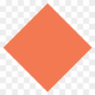 Small Orange Diamond Emoji Clipart - Illustration - Png Download