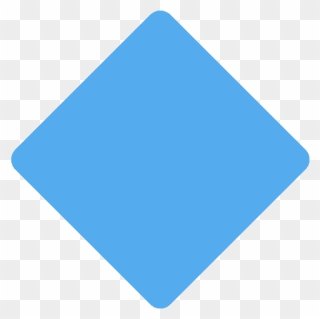 Small Blue Diamond Emoji Clipart - Rombo Celeste Png Transparent Png