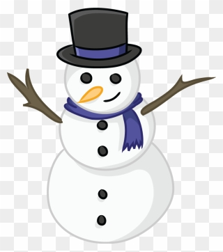 Snowman And Penguin Clipart Banner Library Library - Snowman Clipart - Png Download