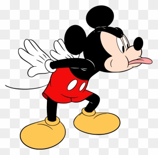 Mickey Mouse Tongue Out Clipart