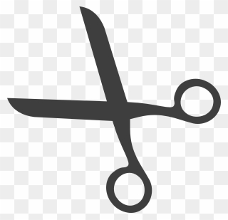 How To Set Use Scissors Clipart , Png Download - Black Scissors Clip Art Transparent Png