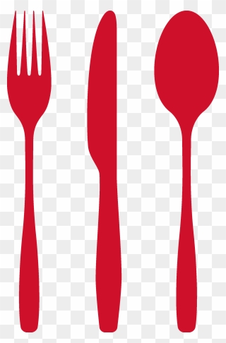 Food Beverage Service Insurance - Red Spoon And Fork Png Clipart
