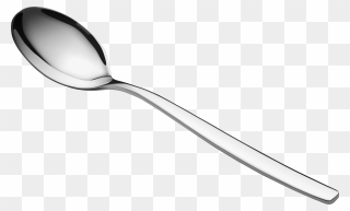 Spoon Clipart Black And White - Png Download