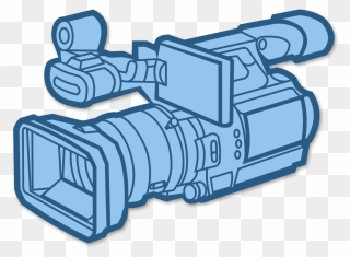 Video Camera Black And White - Video Camera Png Transparent Clipart
