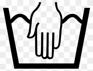 Care - Hand Wash Symbol Clothes Clipart