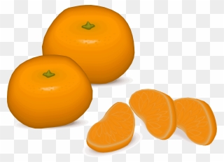 Transparent Orange Clip Art - Mandarin Oranges Clipart - Png Download