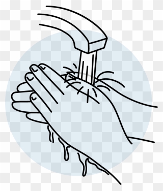 Wet Hands With Warm Water Clipart - Png Download